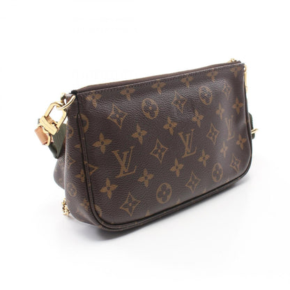 Louis Vuitton Coated Canvas Brown Shoulder Bags