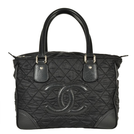 Chanel Nylon Black Tote Bags
