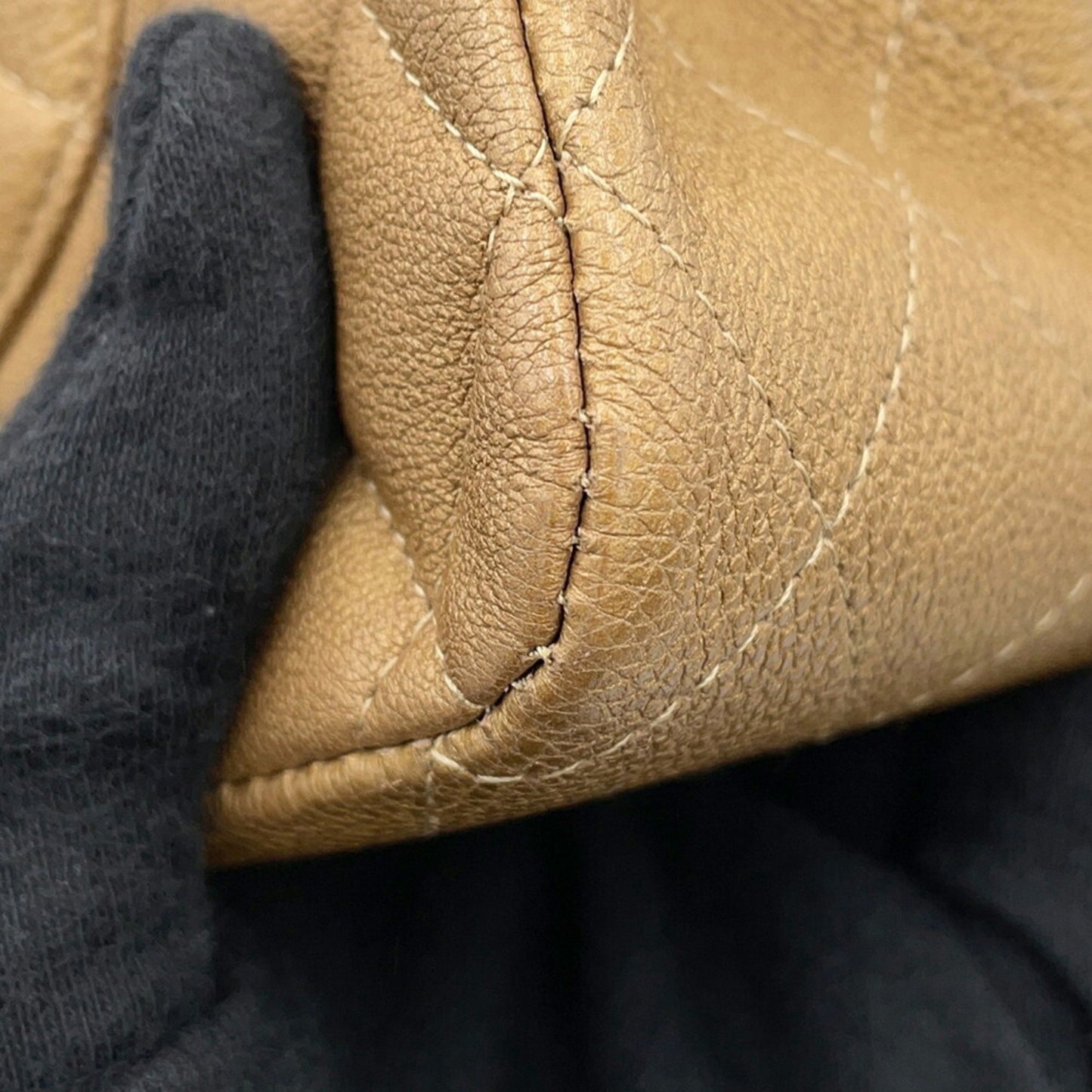 Chanel Calfskin Gold Shoulder Bags