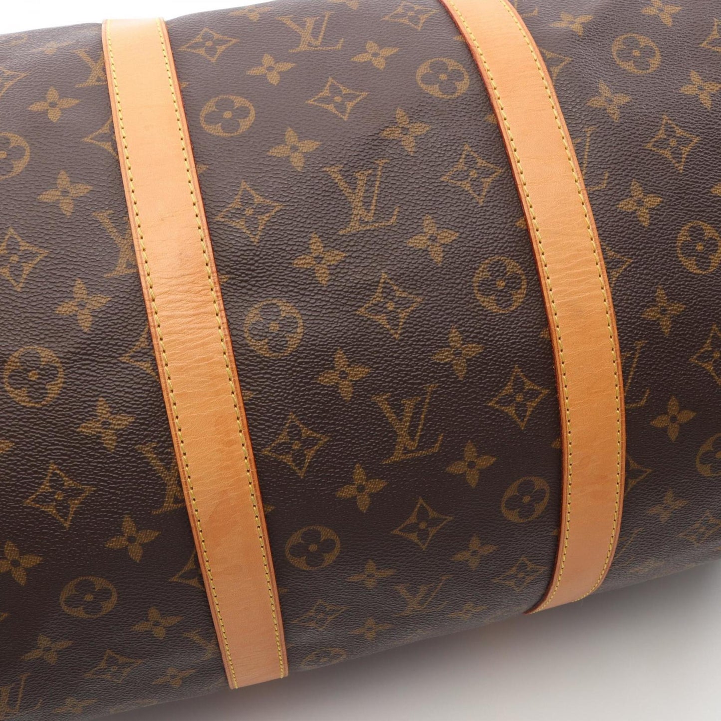 Louis Vuitton Coated Canvas Brown Travel Bags