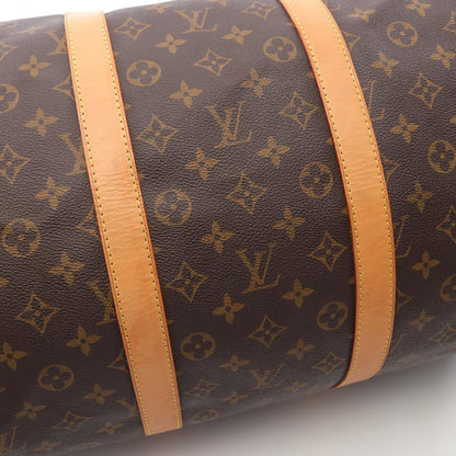 Louis Vuitton Coated Canvas Brown Travel Bags