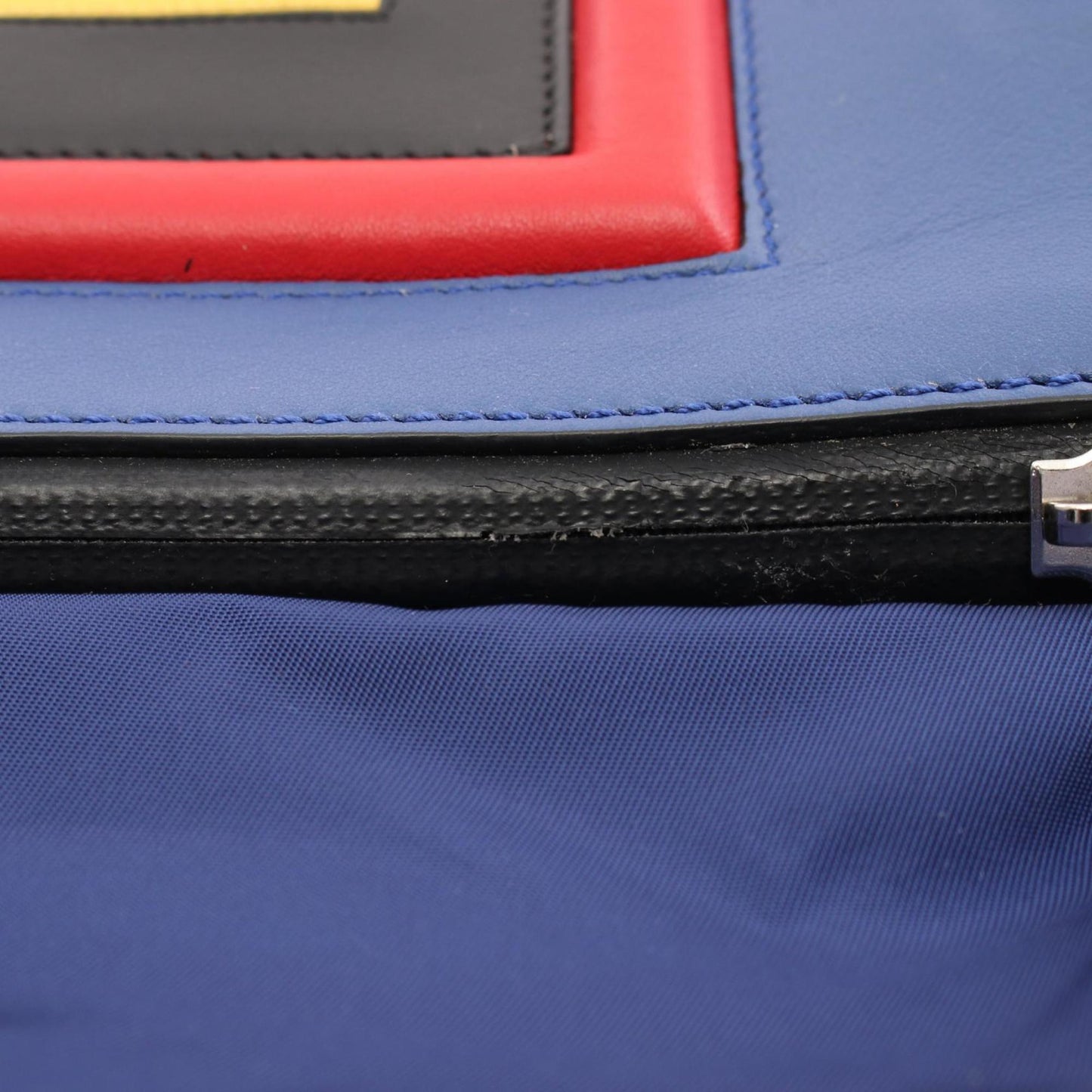 Fendi Nylon Blue Backpacks