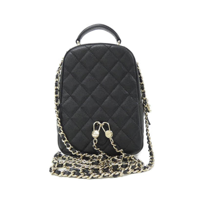 Chanel Calfskin Black Backpacks