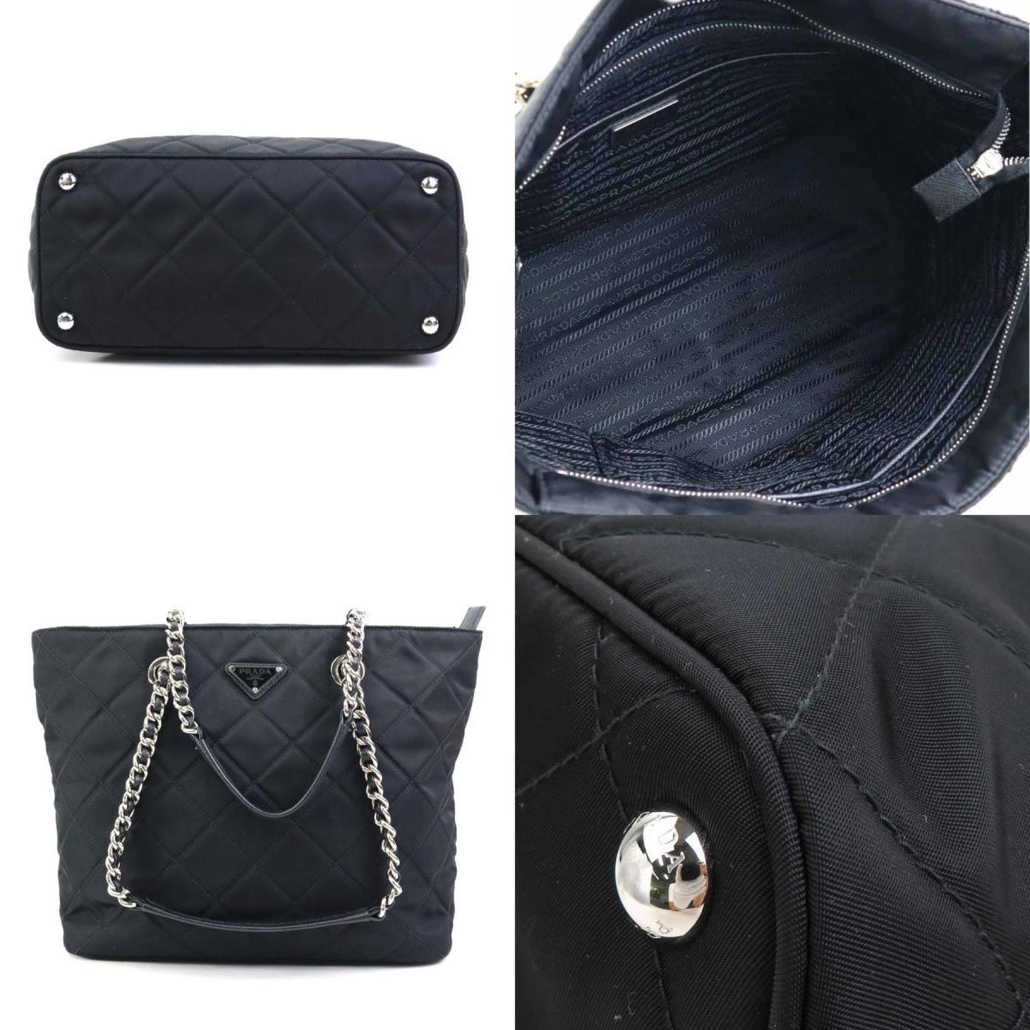 Prada Nylon Black Shoulder Bags