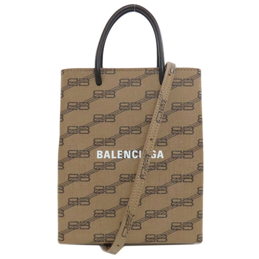 Balenciaga Pvc Brown Handbags