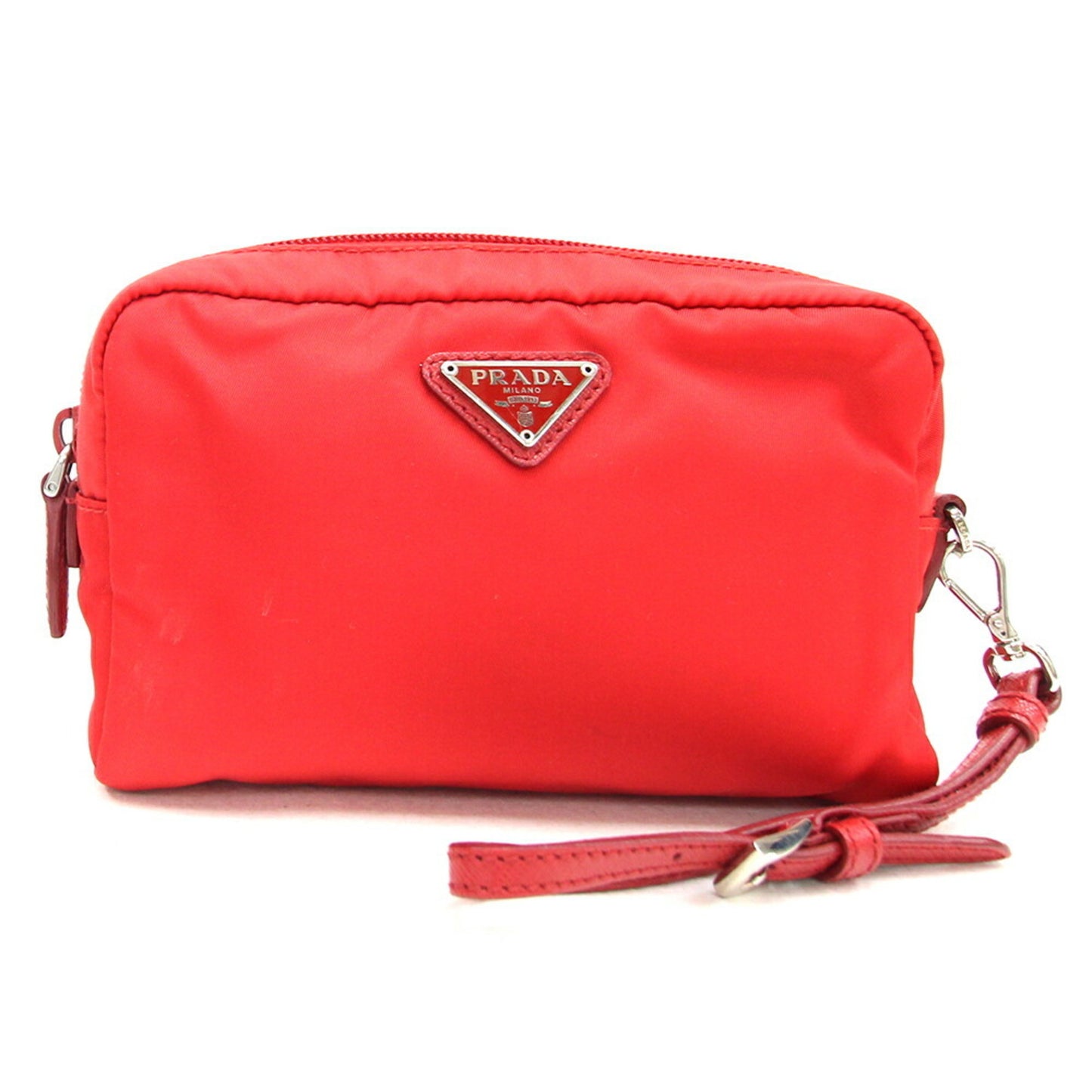 Prada Nylon Red Clutch Bags