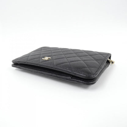 Chanel Calfskin Black Shoulder Bags