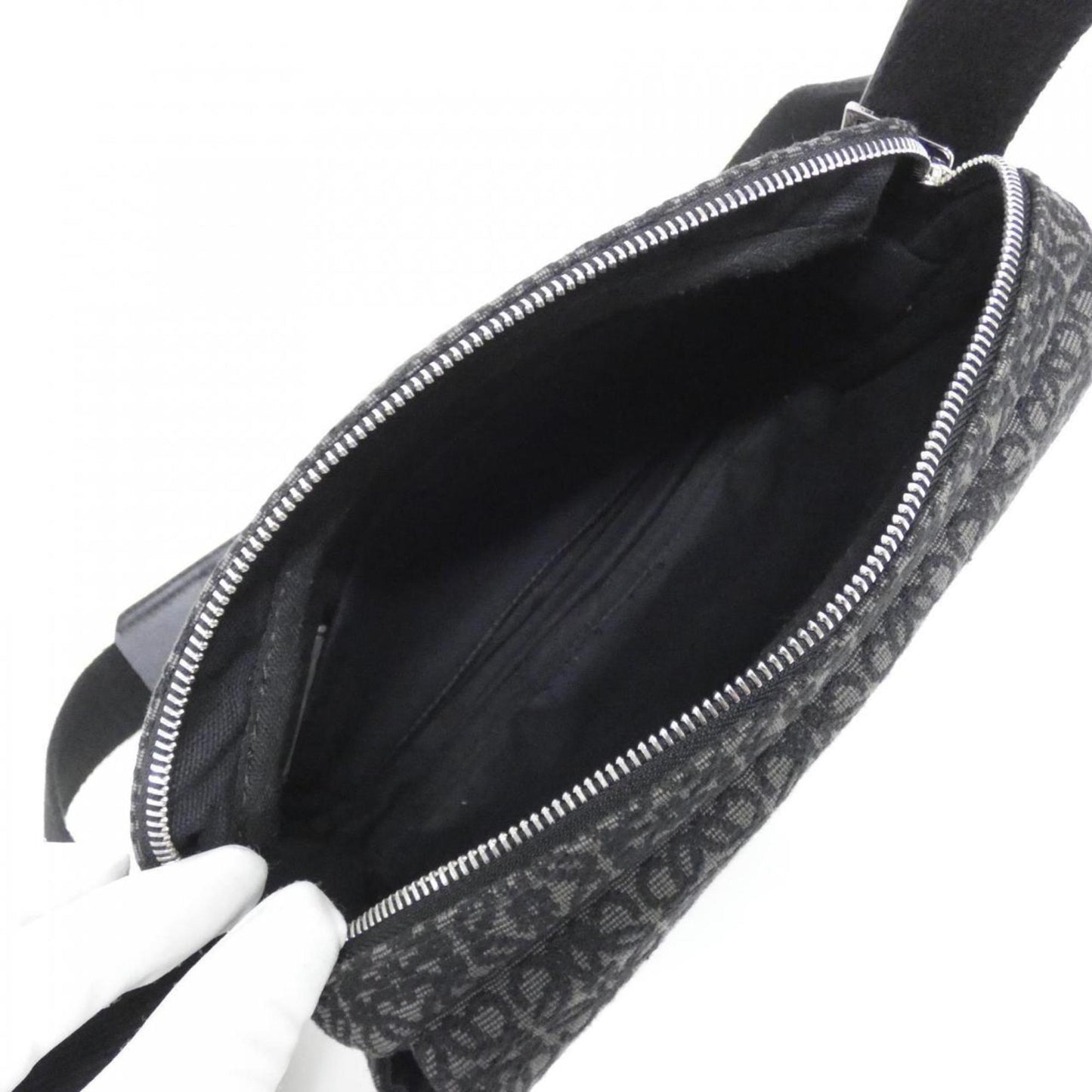 Loewe Canvas Black Shoulder Bags