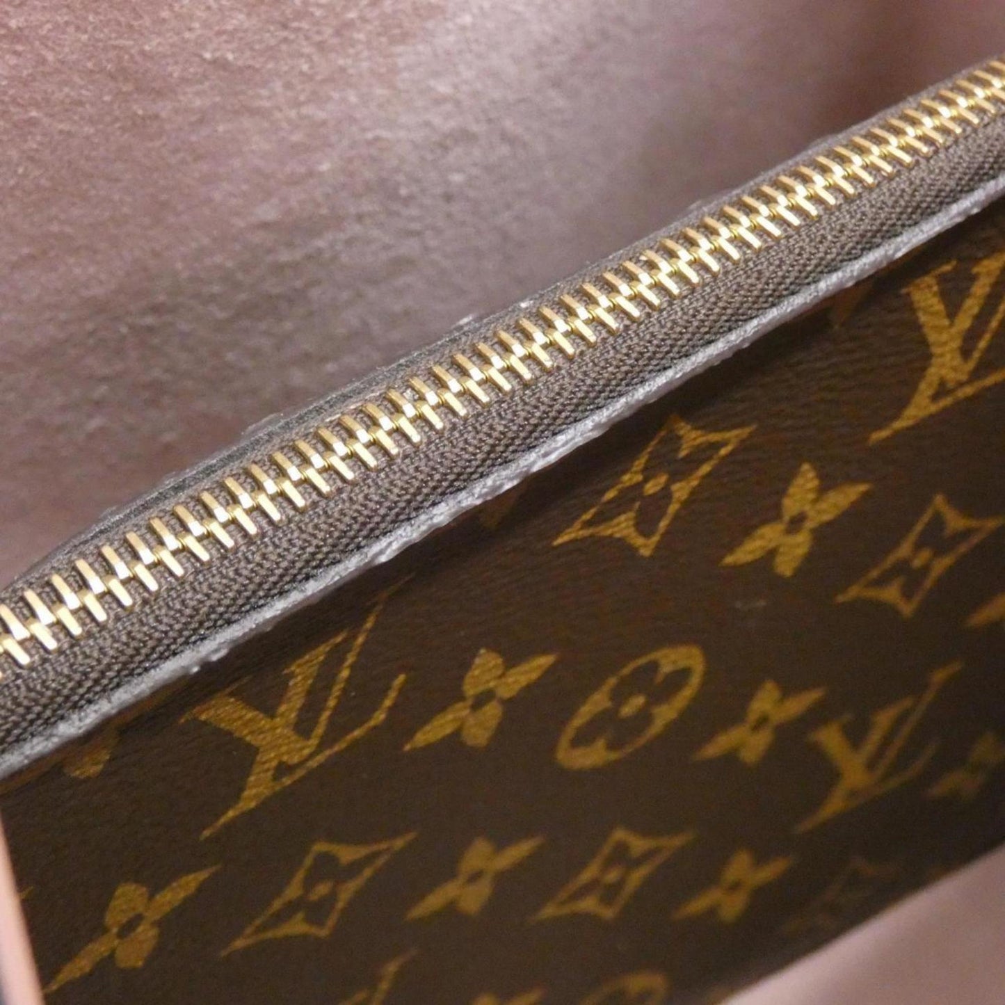 Louis Vuitton Coated Canvas Brown Shoulder Bags