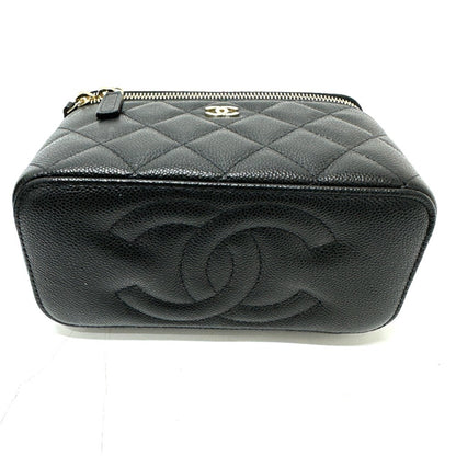 Chanel Calfskin Black Shoulder Bags