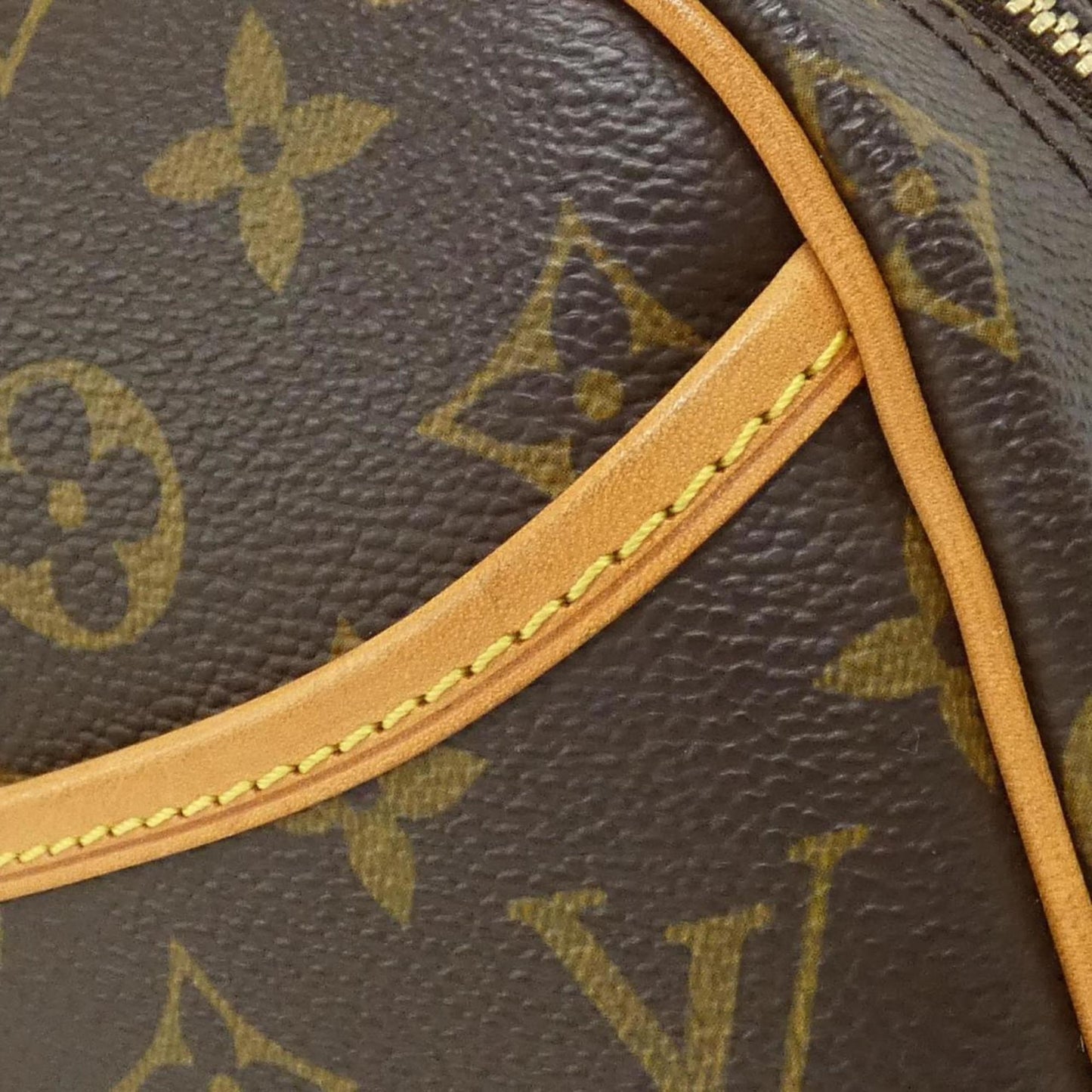 Louis Vuitton Coated Canvas Brown Handbags