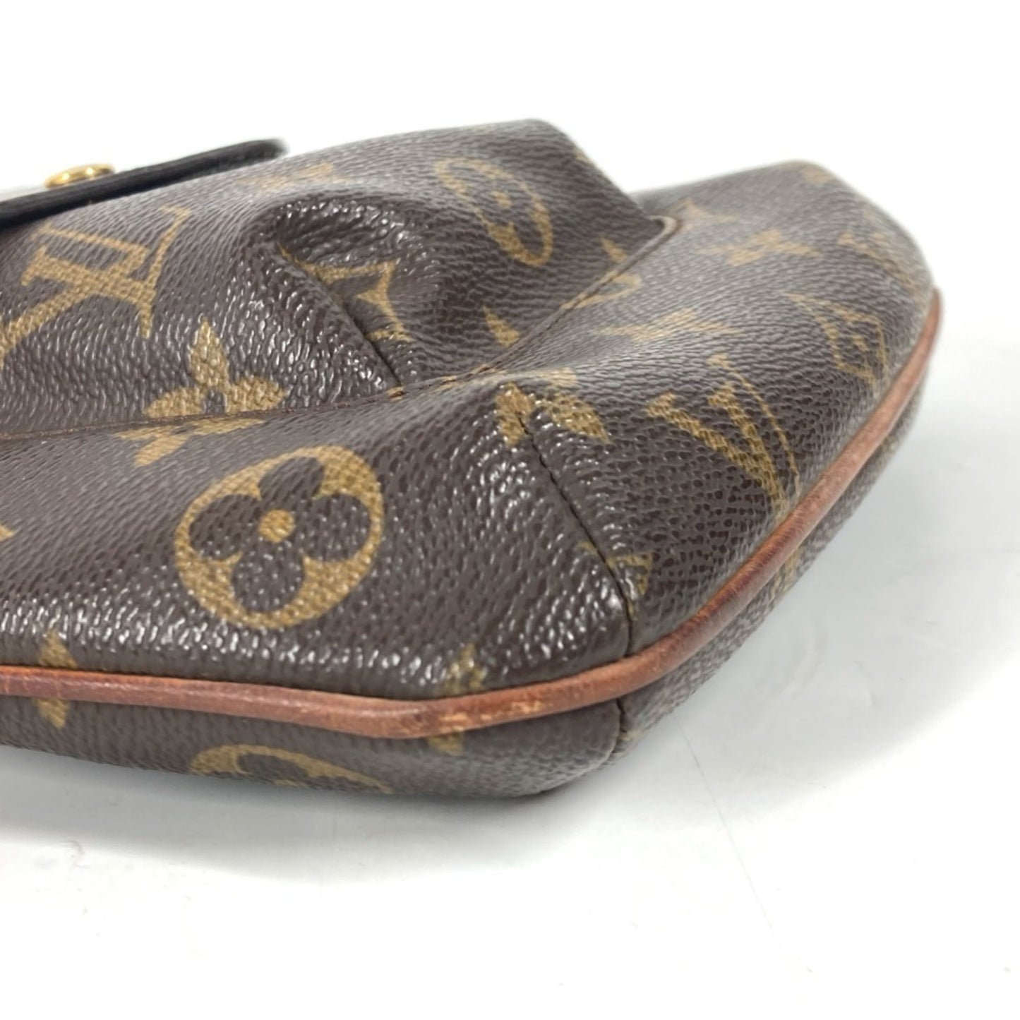 Louis Vuitton Monogram Canvas Brown Clutch Bags