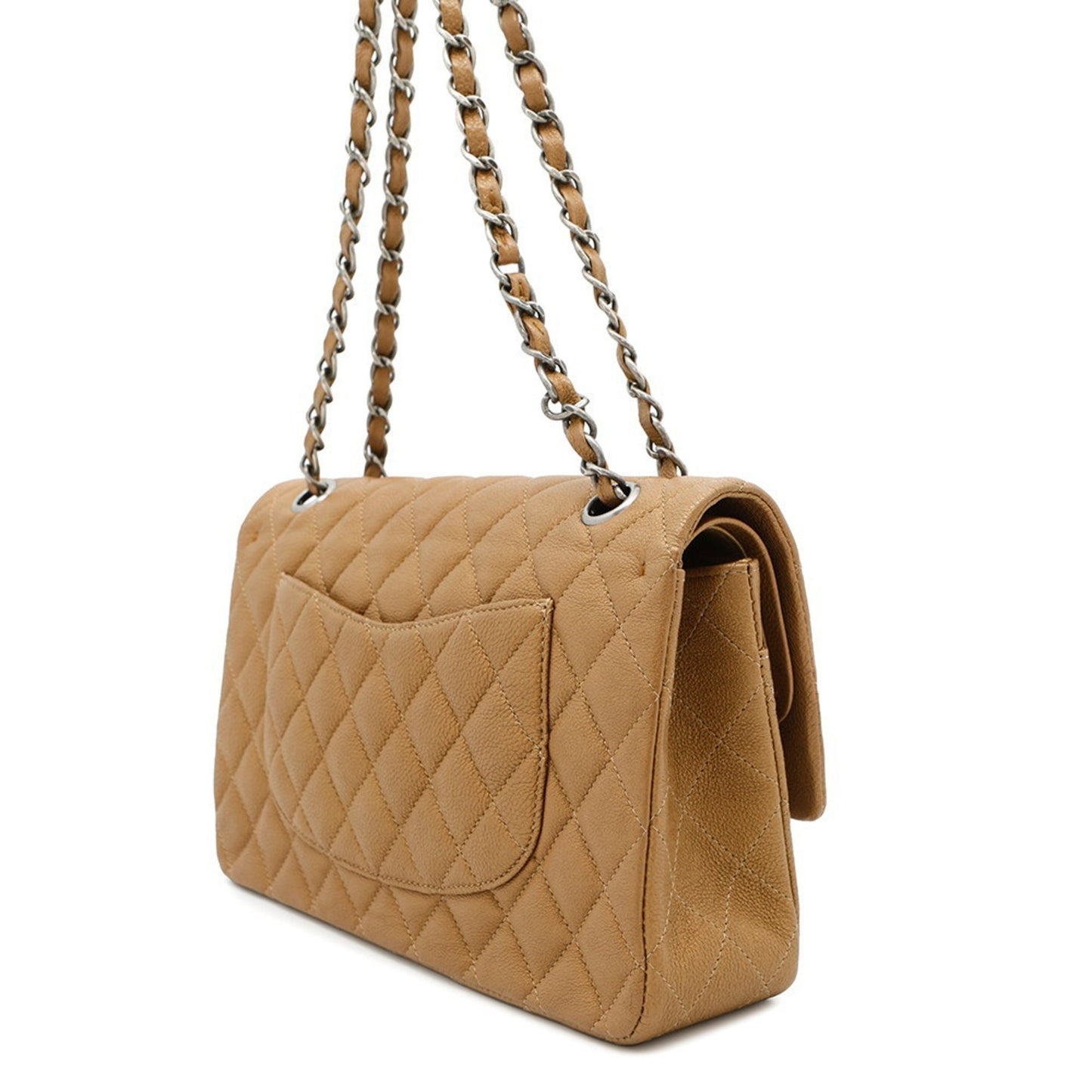 Chanel Calfskin Gold Shoulder Bags