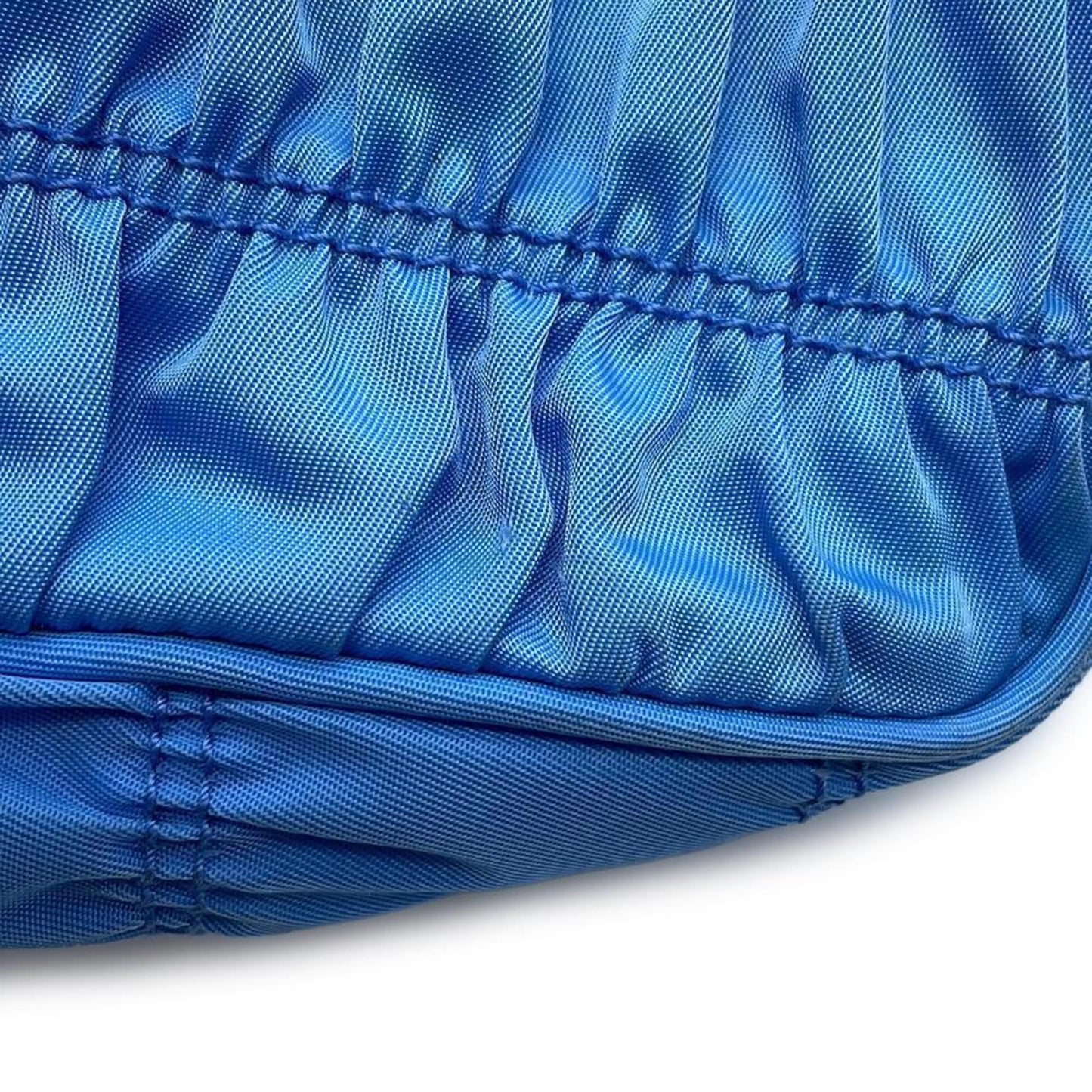 Prada Nylon Blue Shoulder Bags