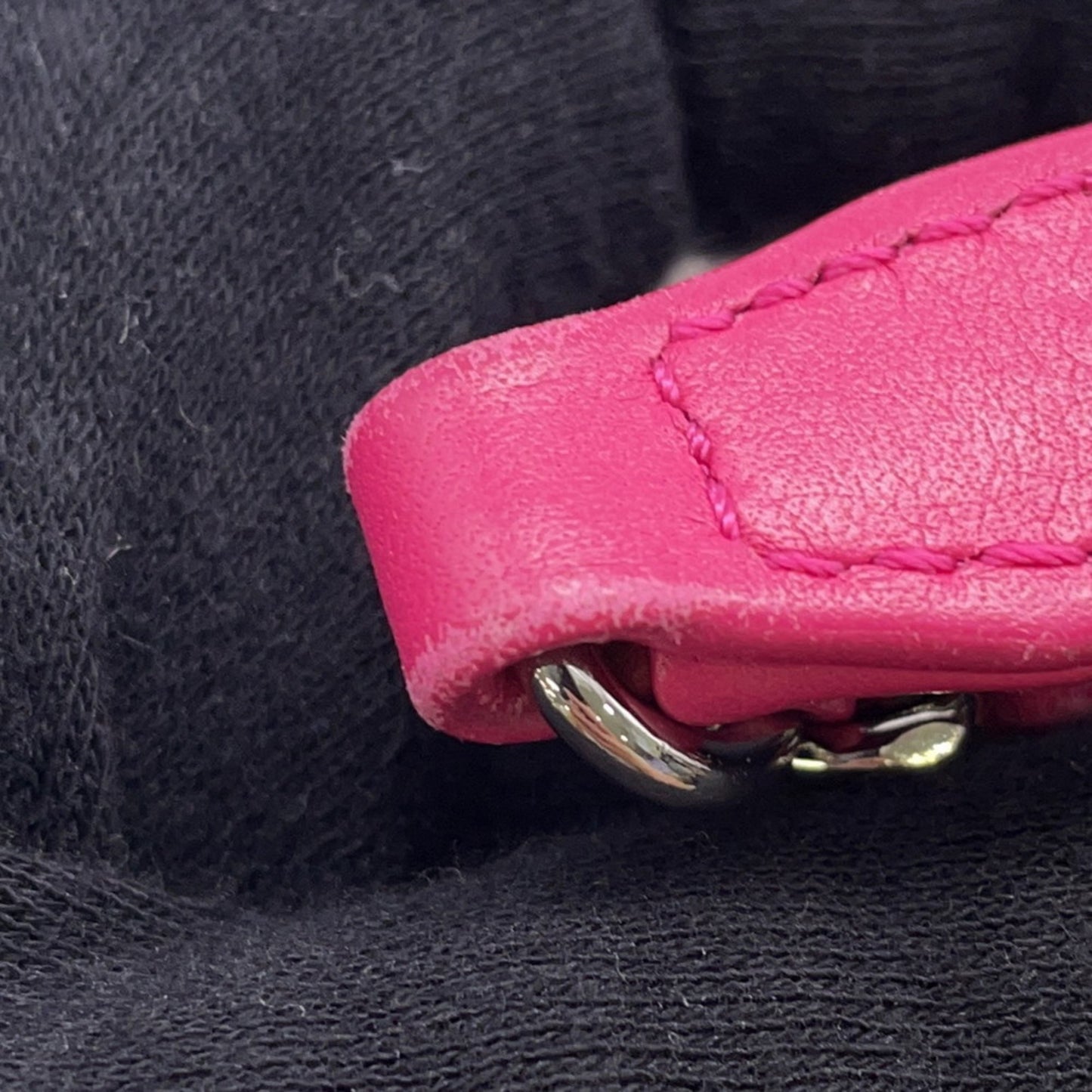 Chanel Faux Leather Pink Shoulder Bags