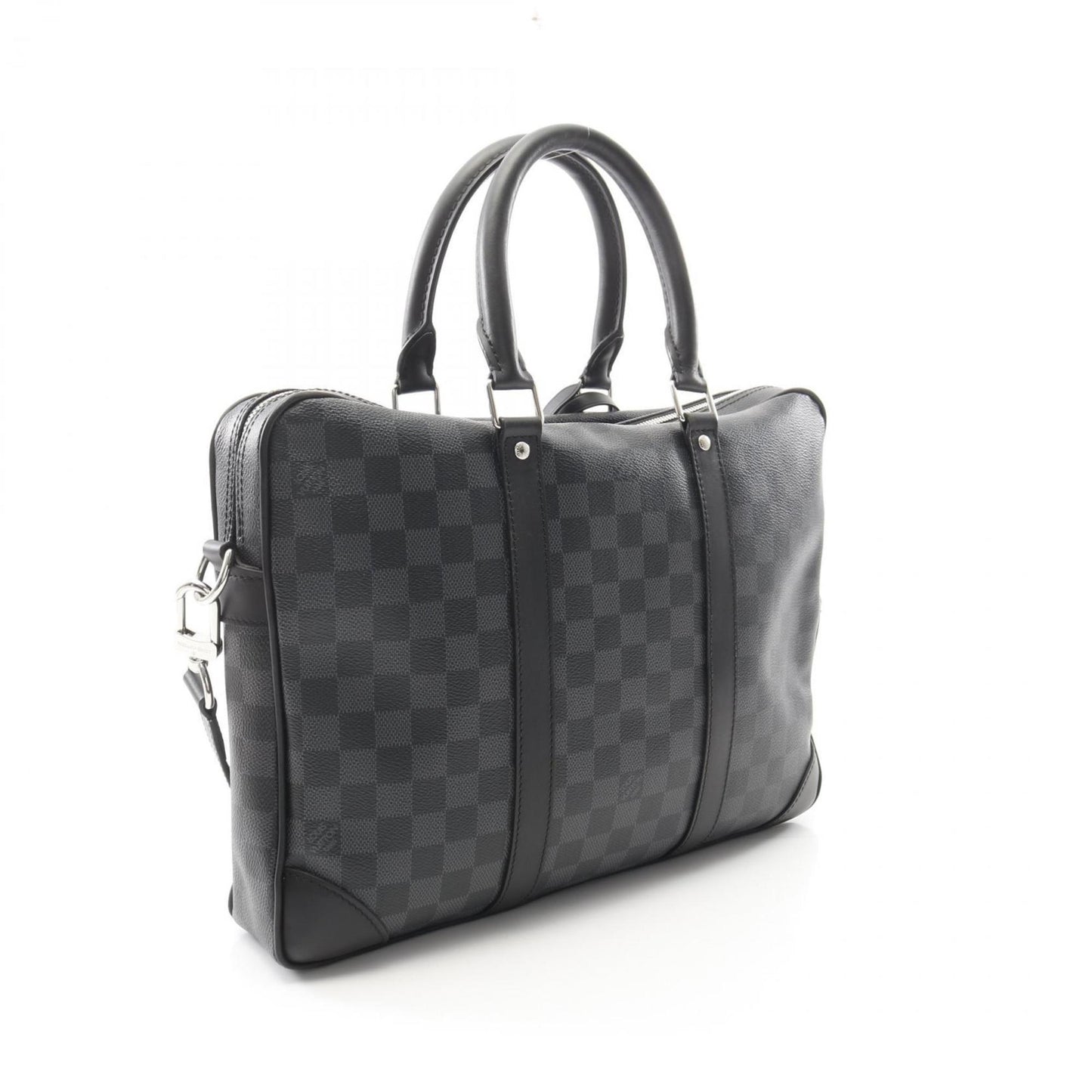Louis Vuitton Coated Canvas Black Briefcases