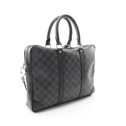 Louis Vuitton Coated Canvas Black Briefcases