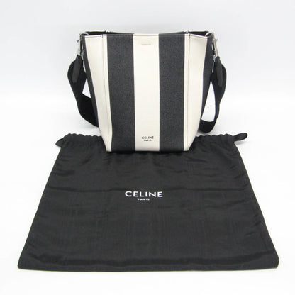 Celine Canvas Black Shoulder Bags