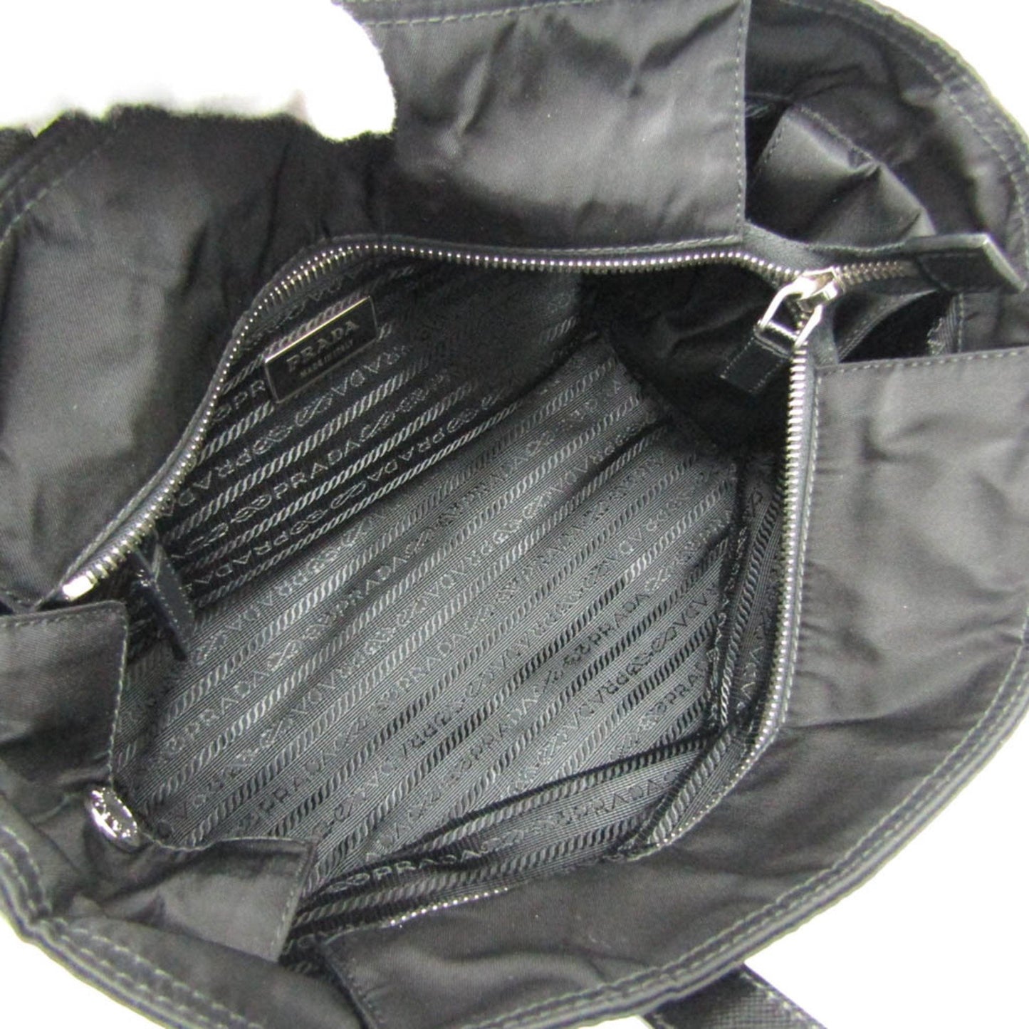 Prada Nylon Black Handbags