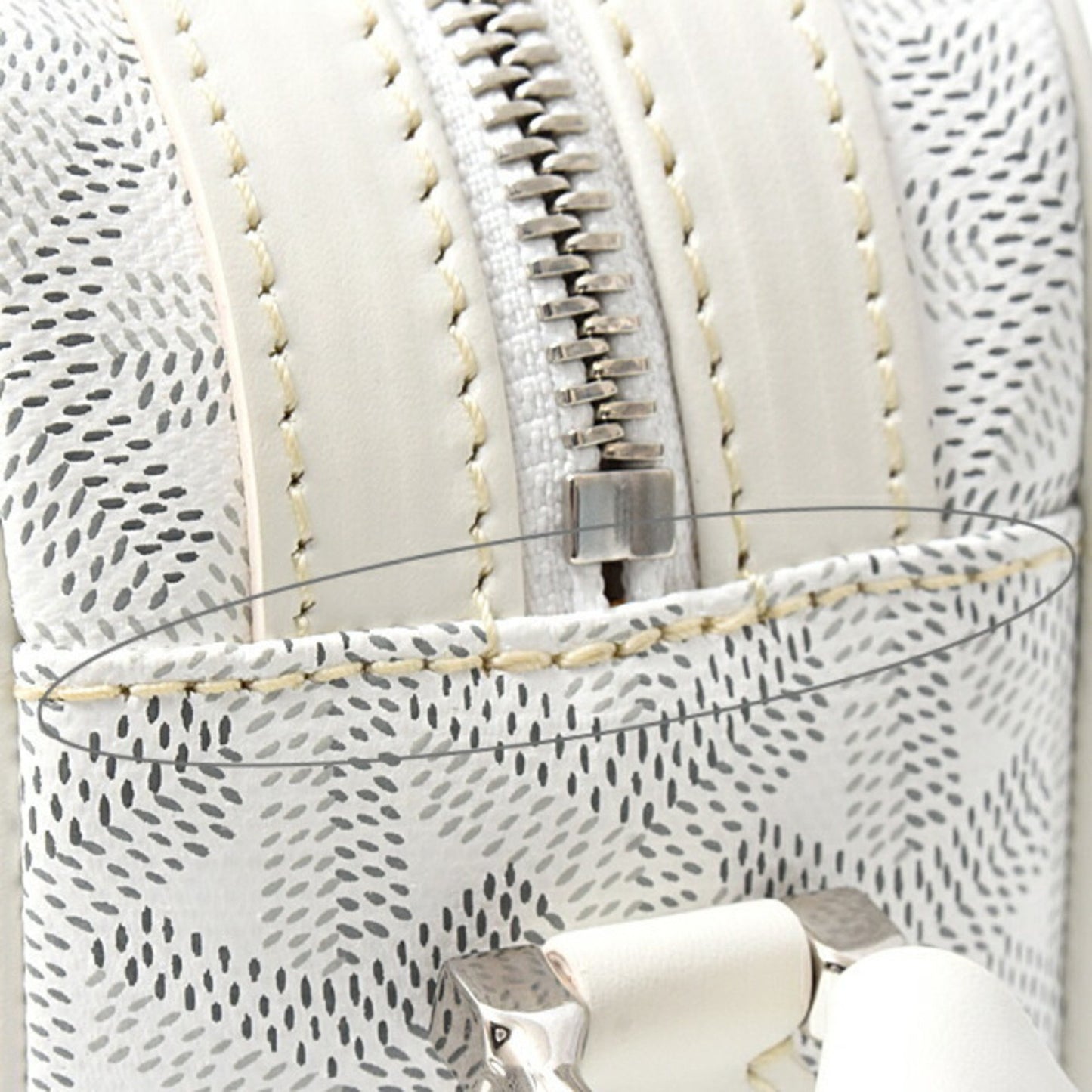 Goyard Pvc White Shoulder Bags