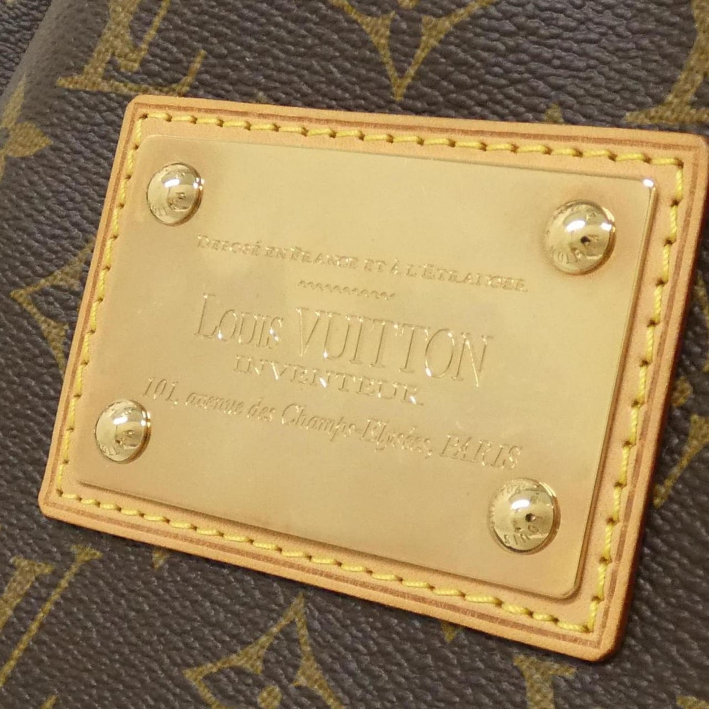 Louis Vuitton Coated Canvas Brown Shoulder Bags