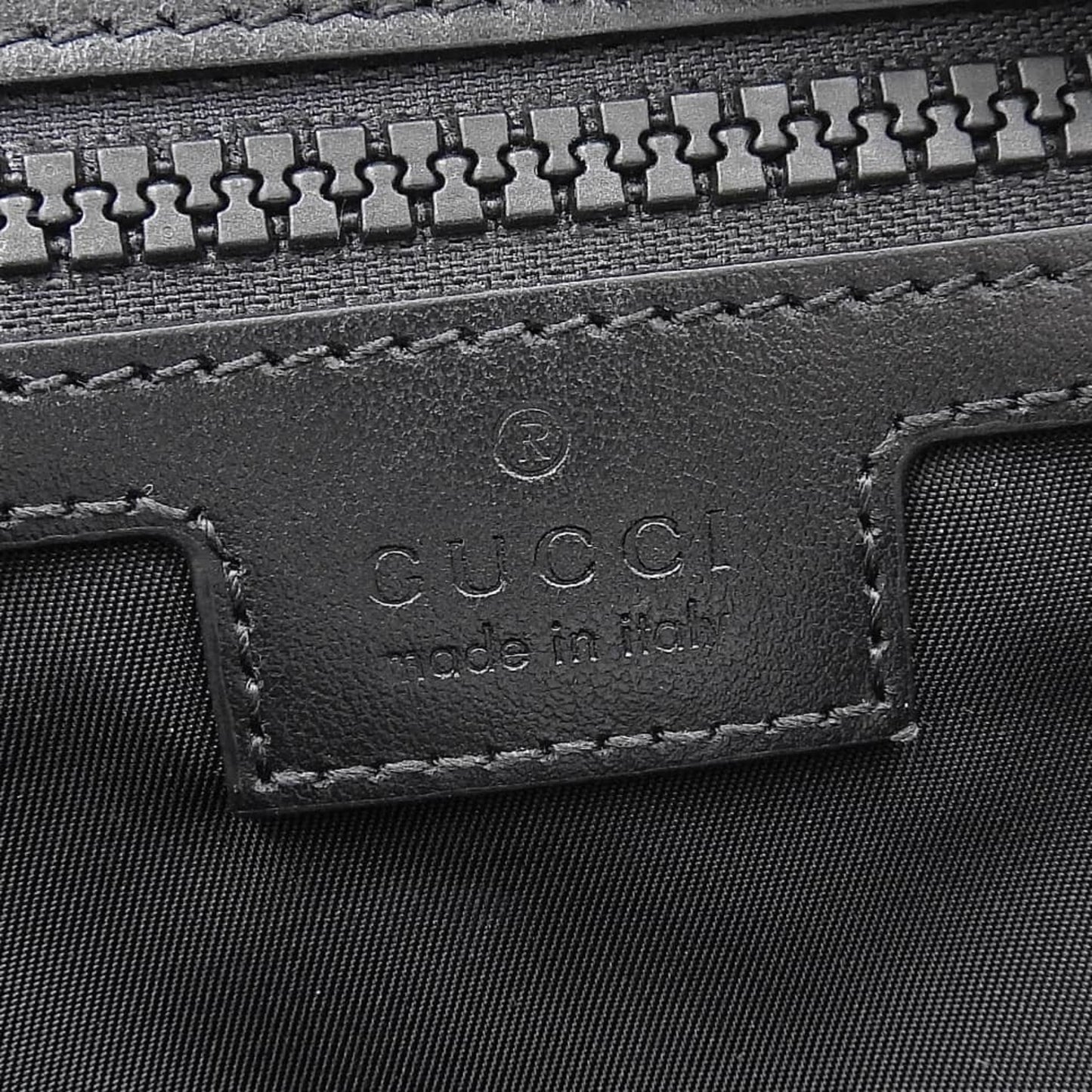 Gucci Coated Canvas Black Backpacks