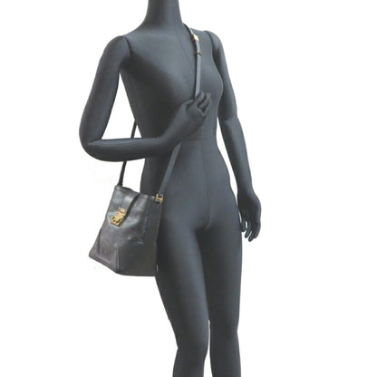 Mcm Pvc Black Shoulder Bags