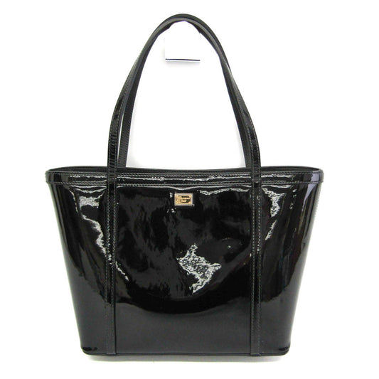 Dolce & Gabbana Patent Black Tote Bags