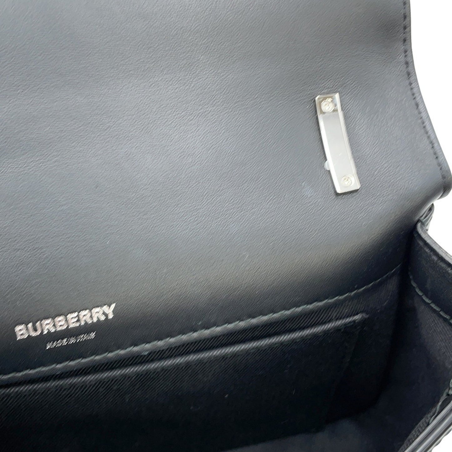 Burberry Patent Black Shoulder Bags