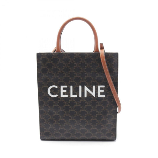 Celine Coated Canvas Black Tote Bags