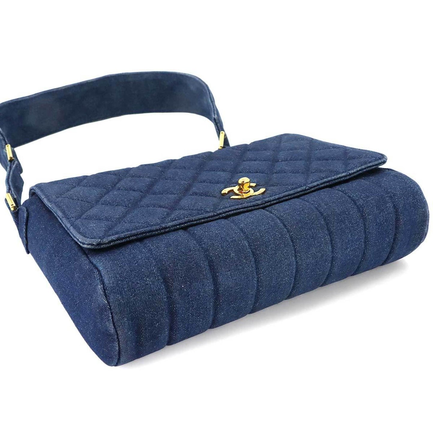 Chanel Denim Blue Shoulder Bags