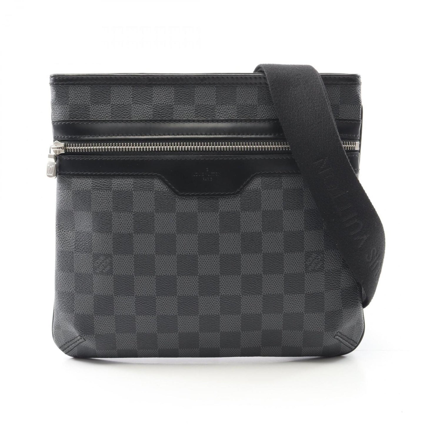 Louis Vuitton Coated Canvas Black Shoulder Bags