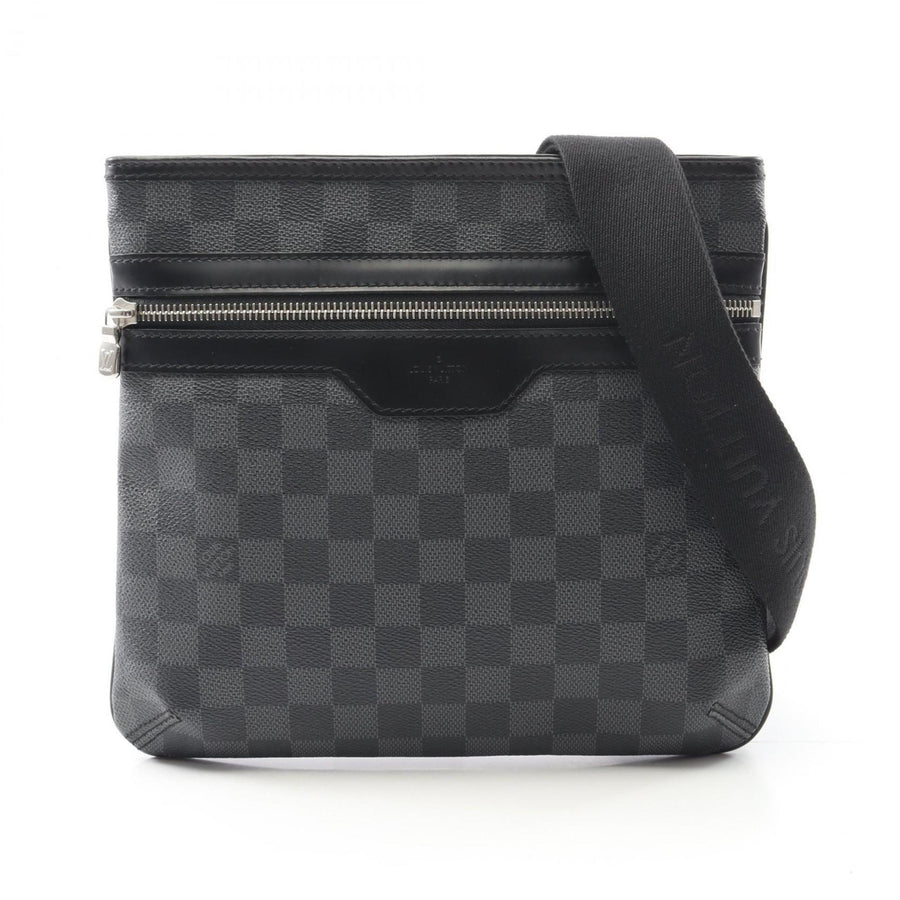 Louis Vuitton Coated Canvas Black Shoulder Bags