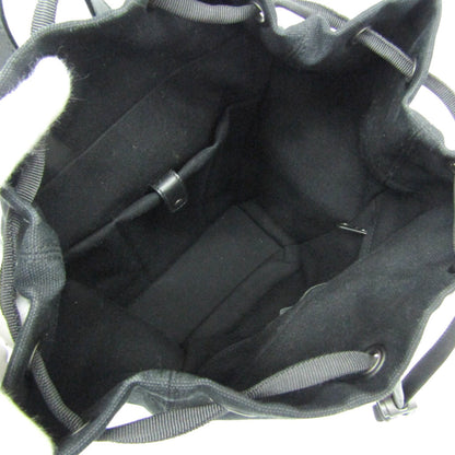 Bottega Veneta Canvas Black Backpacks