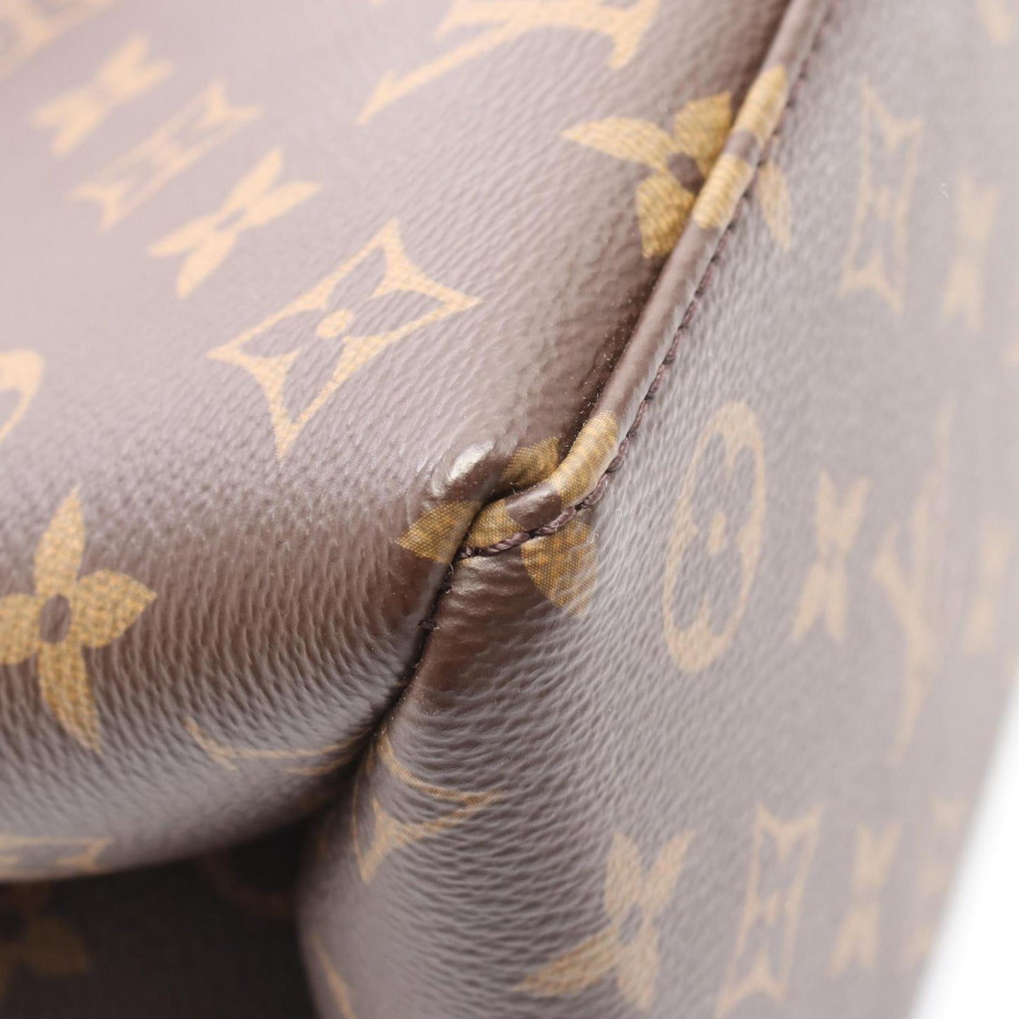 Louis Vuitton Coated Canvas Brown Handbags