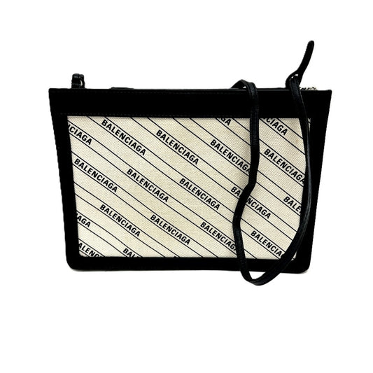 Balenciaga Canvas Black Shoulder Bags