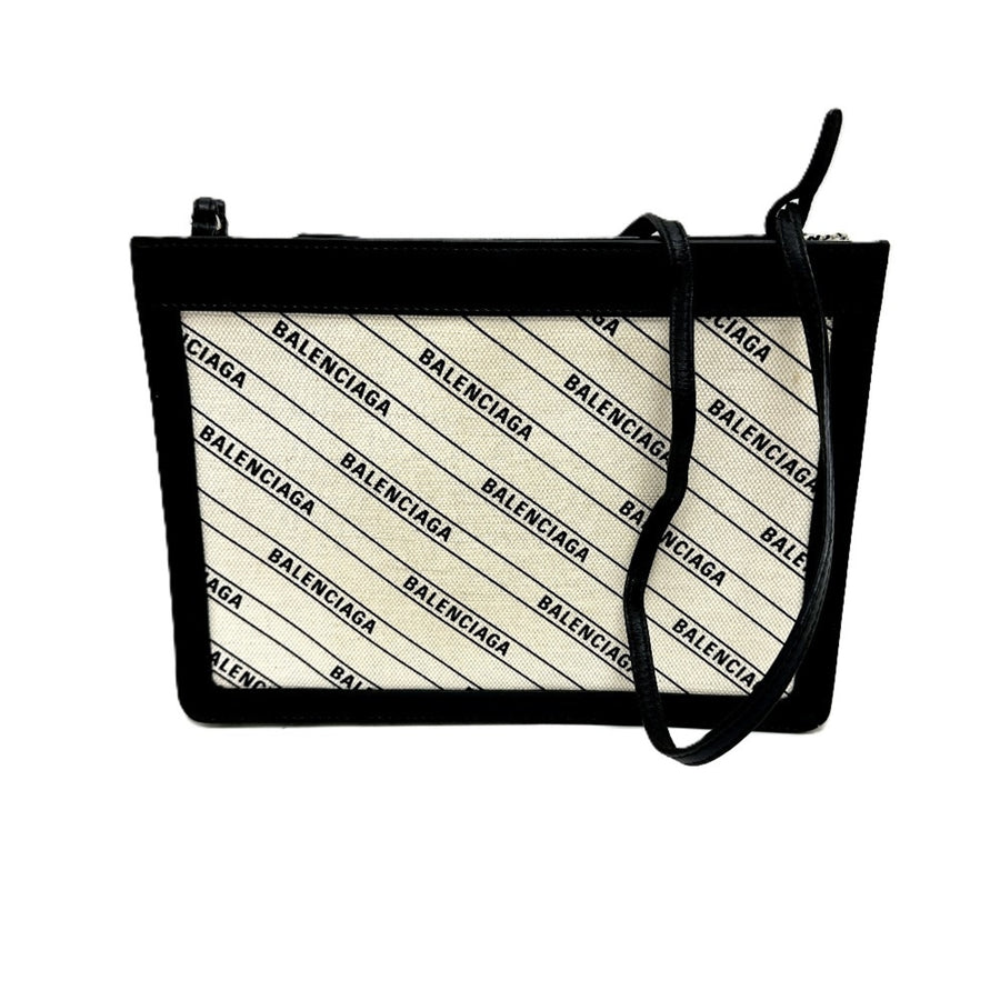 Balenciaga Canvas Black Shoulder Bags