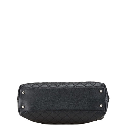 Chanel Calfskin Black Handbags