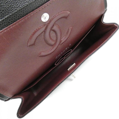 Chanel Calfskin Black Shoulder Bags