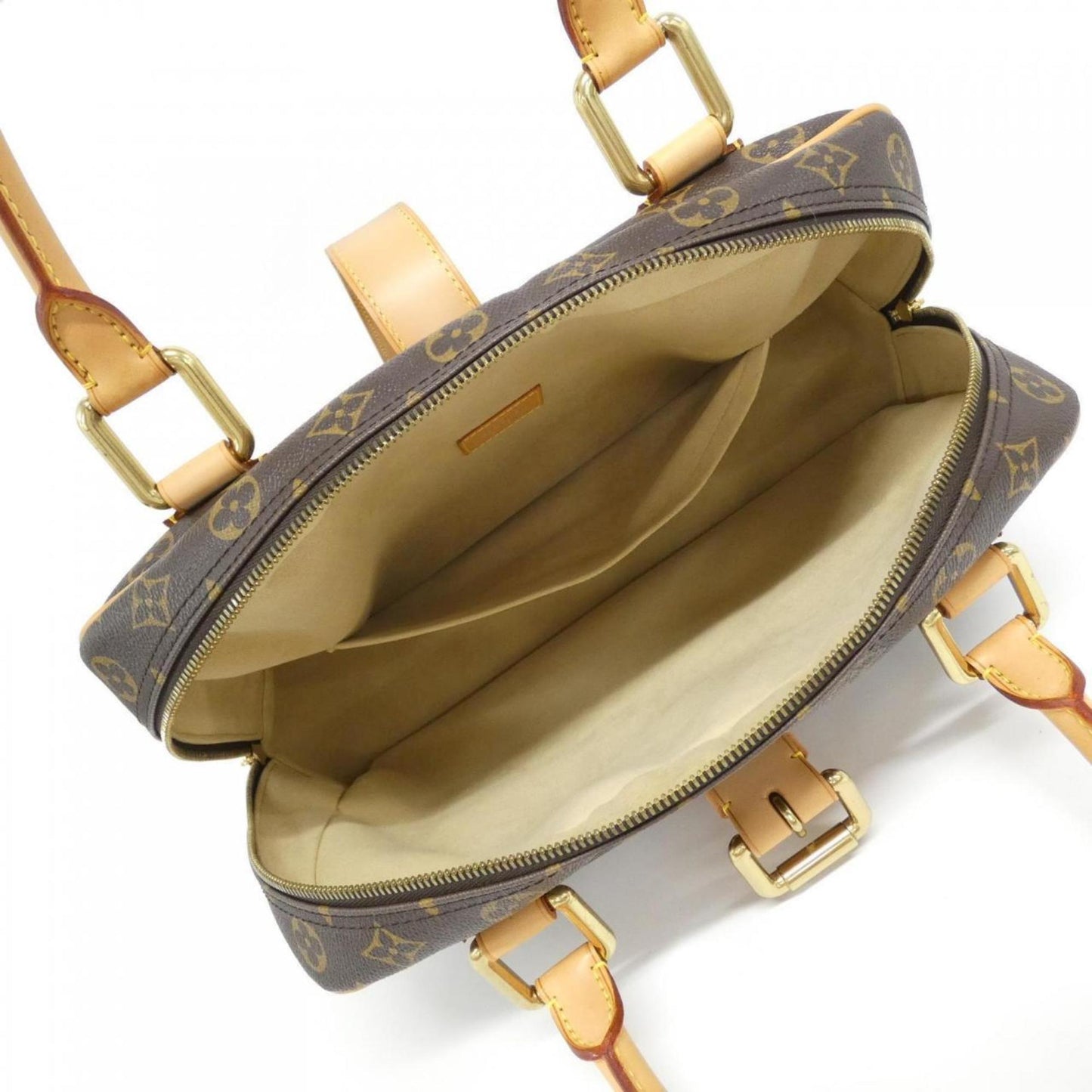 Louis Vuitton Coated Canvas Brown Handbags