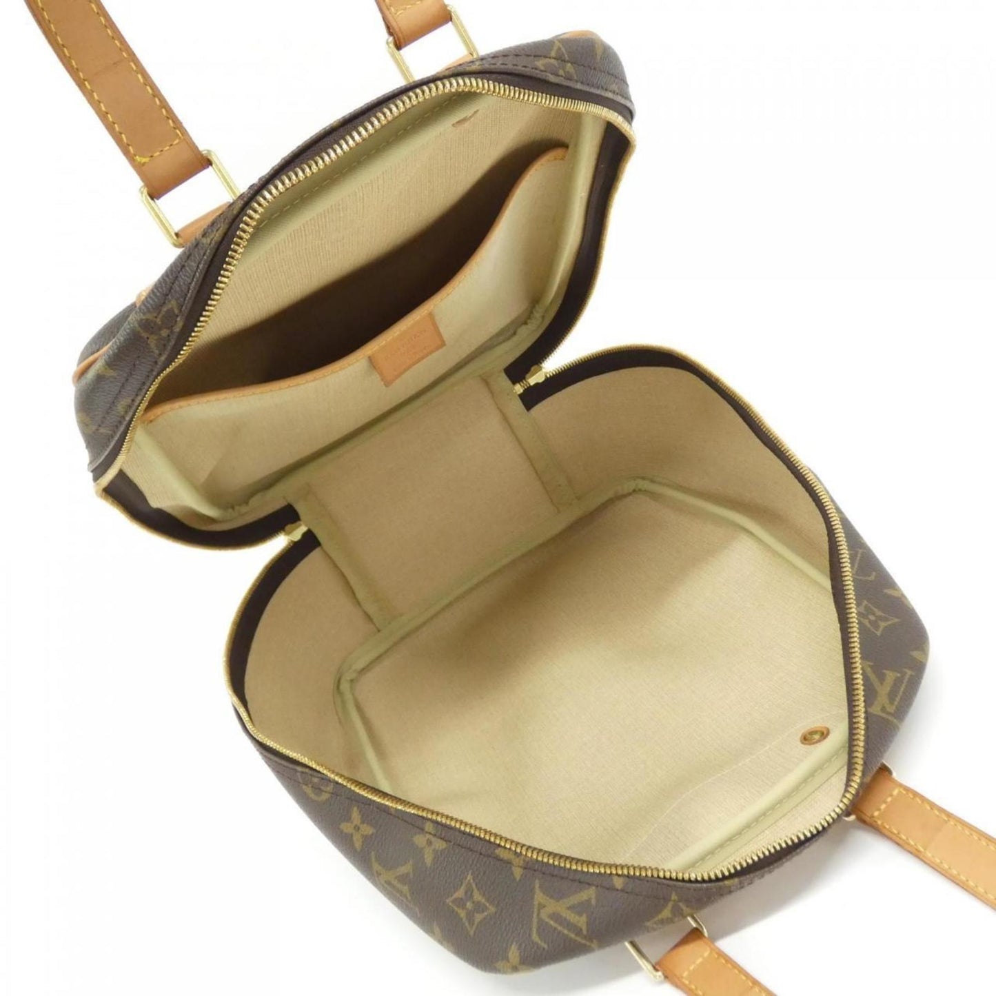Louis Vuitton Coated Canvas Brown Handbags