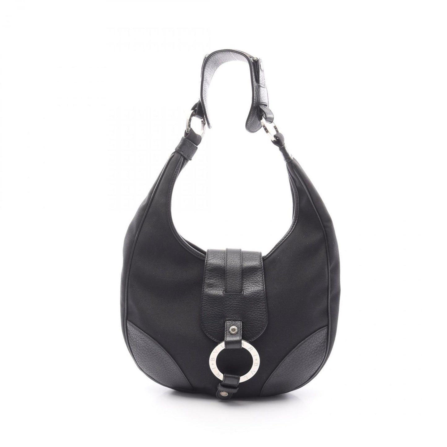 Bvlgari Canvas Black Shoulder Bags