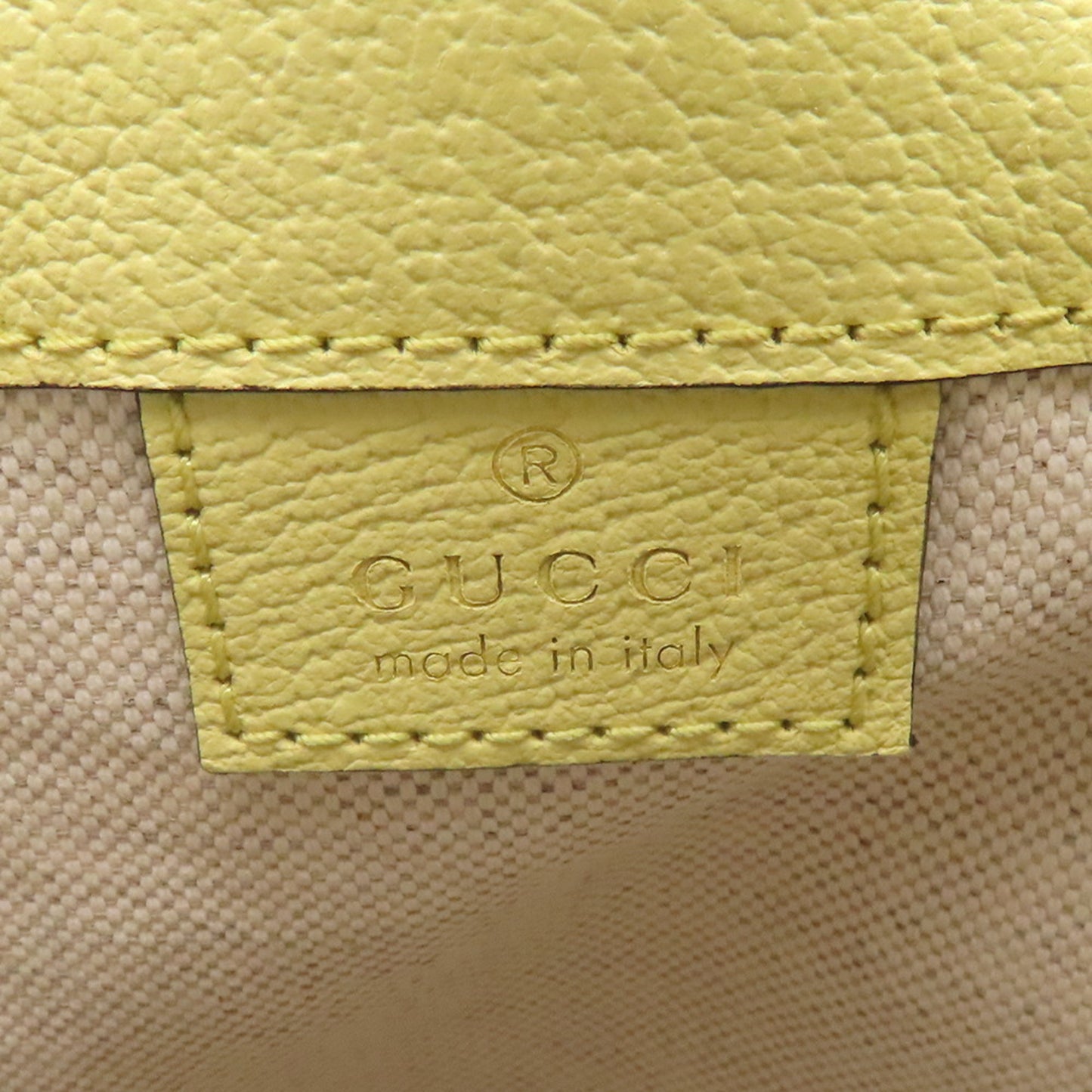 Gucci Canvas Yellow Shoulder Bags
