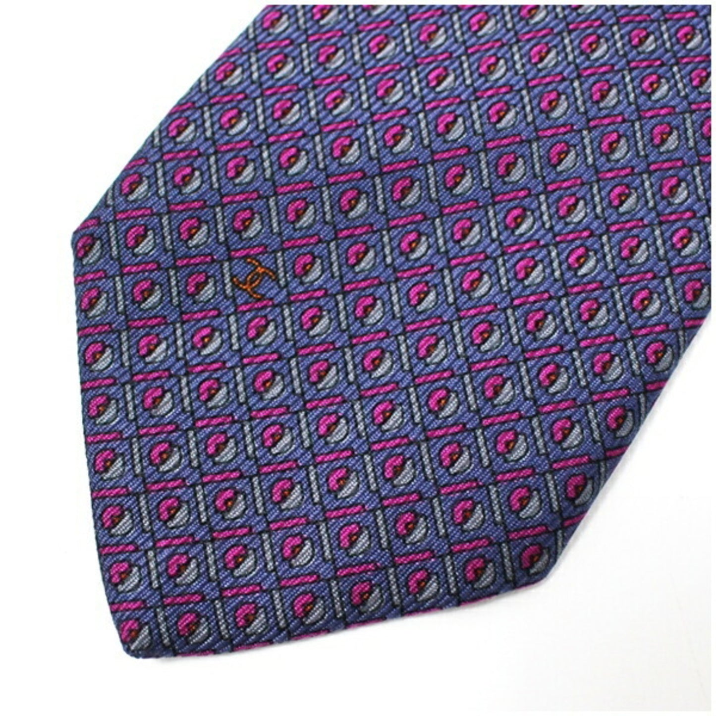Chanel Silk Blue Ties