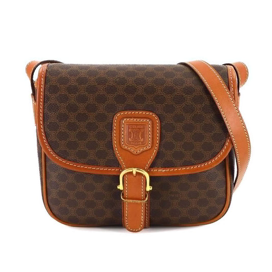 Celine Pvc Brown Shoulder Bags