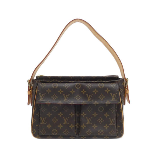 Louis Vuitton Coated Canvas Brown Shoulder Bags