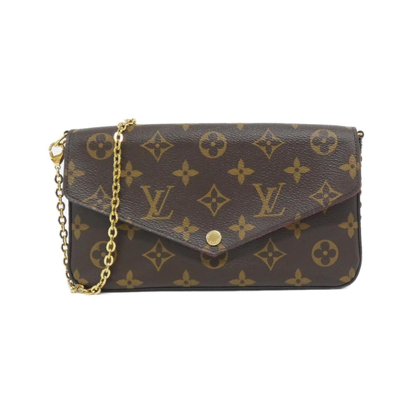 Louis Vuitton Coated Canvas Brown Shoulder Bags