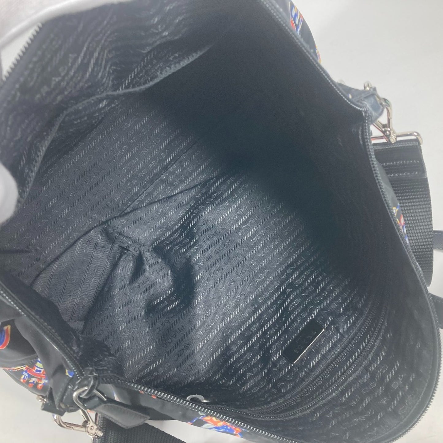 Prada Nylon Black Shoulder Bags