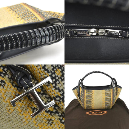 Tod's Tweed Black Handbags