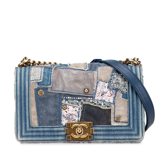 Chanel Denim Blue Handbags